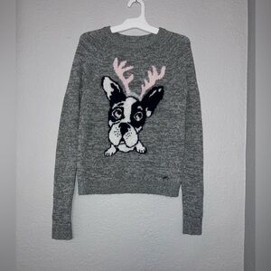 Abercrombie & Fitch Antlers Frenchie Wool Blend Sweater